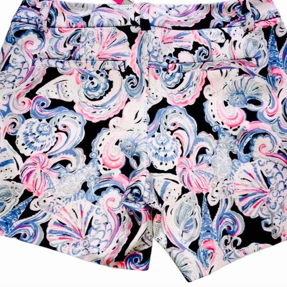 Pink and Blue paisley Lilly Pulitzer shorts - Picture 2 of 3